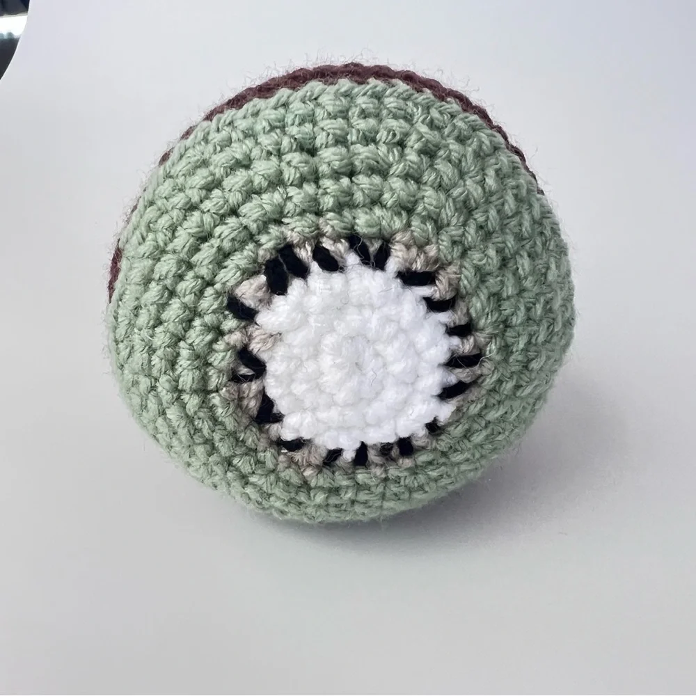 Cat Toy Handmade Kiwi Catnip Crochet Cat Toy